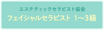 エステティックセラピスト協会 フェイシャルセラピスト1～3級